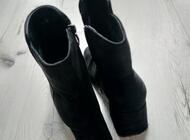 Grajewo ogłoszenia: Botki zamsz wiosenne nie ocieplane rozm.37 stan bdb - zdjęcie